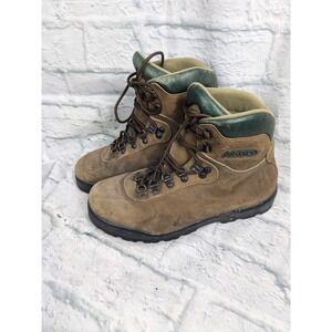 Asolo Sport Boots Womens 7  Vintage Leather Hiking Brown Leather Lace S16